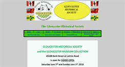 Desktop Screenshot of gloucesterhistory.com